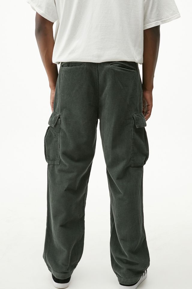 Temporary Collective UO Exclusive Olive Recycled Corduroy Cargo Trousers #2