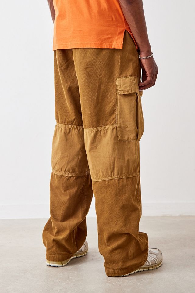 Temporary Collective - Pantalon cargo à empiècements en velours côtelé #3