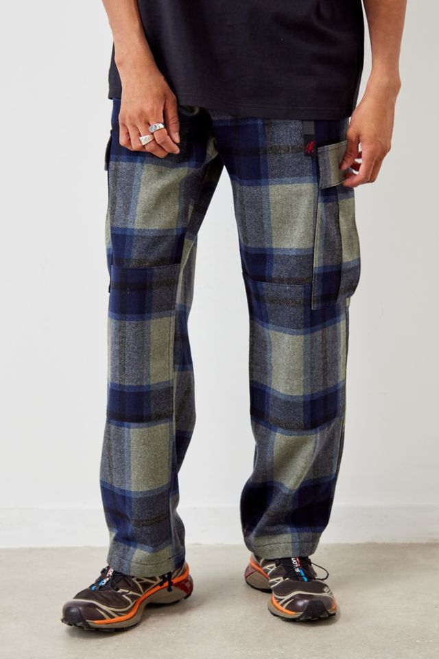 Navy store plaid pants