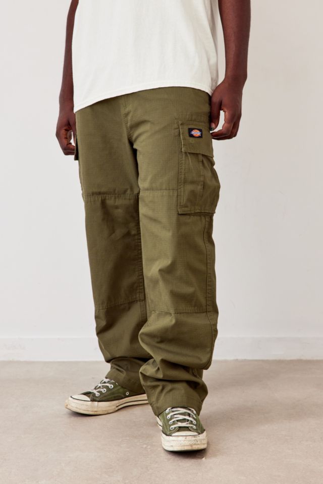 DICKIES Belted Utility Olive Cargo Pants