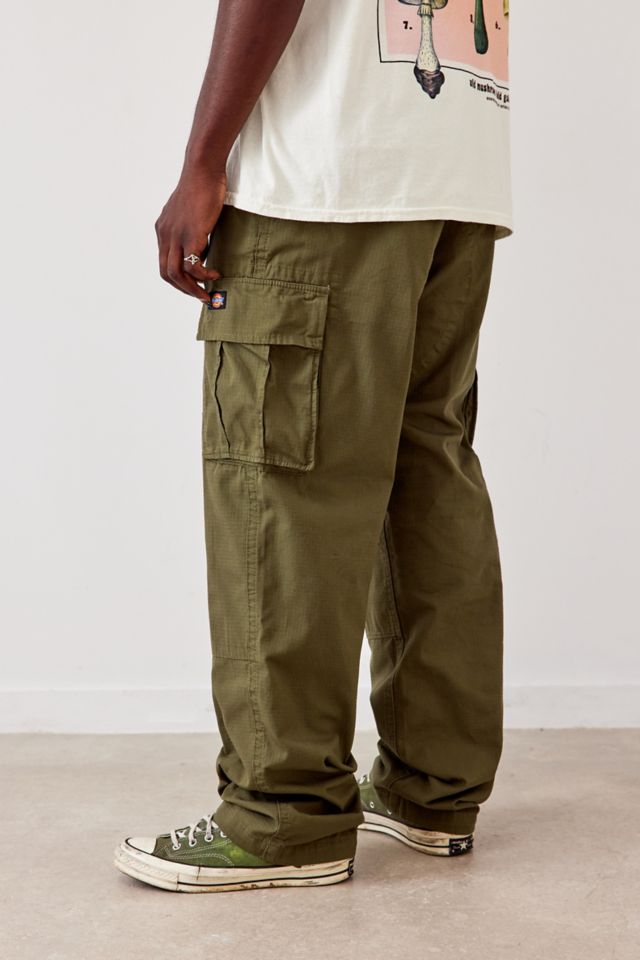 DICKIES Belted Utility Olive Cargo Pants