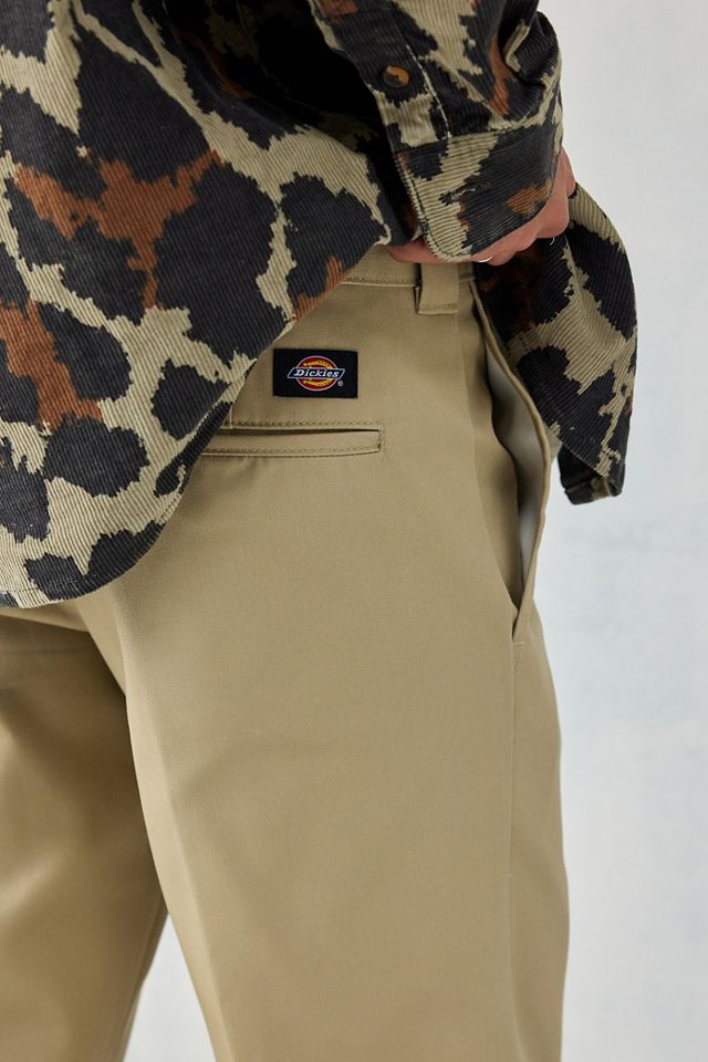 Dickies Khaki 873 Slim Straight Work Trousers #1