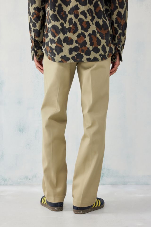 Dickies Khaki 873 Slim Straight Work Trousers #3