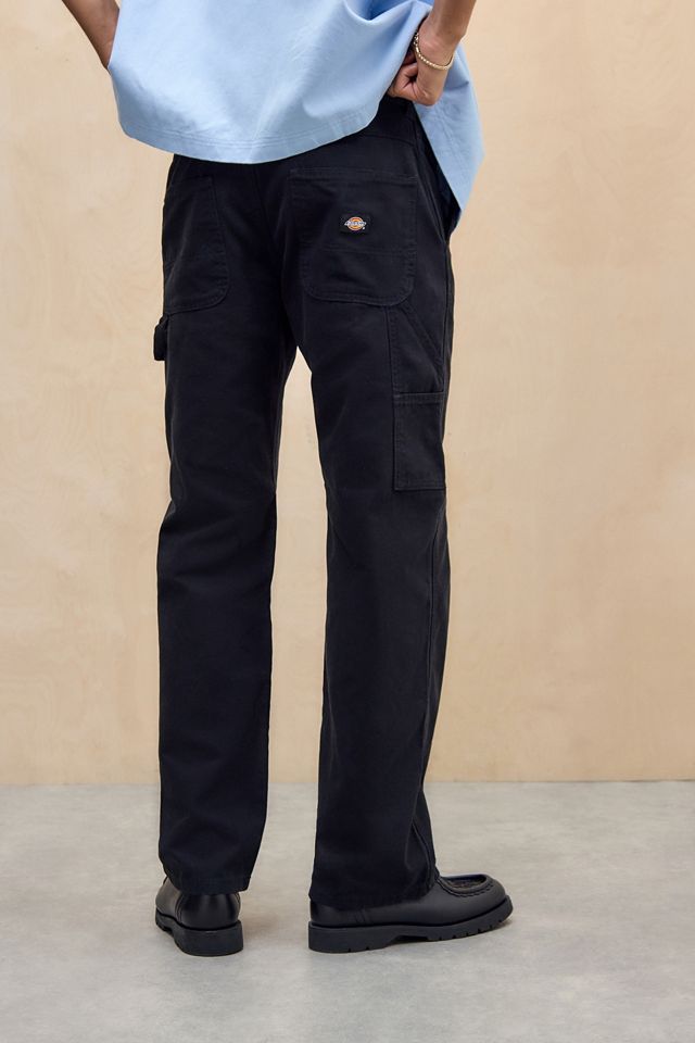 Dickies Black Canvas Carpenter Trousers #2