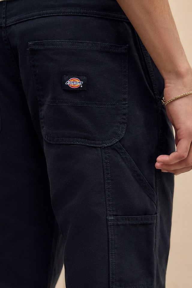 Dickies Black Canvas Carpenter Trousers #3