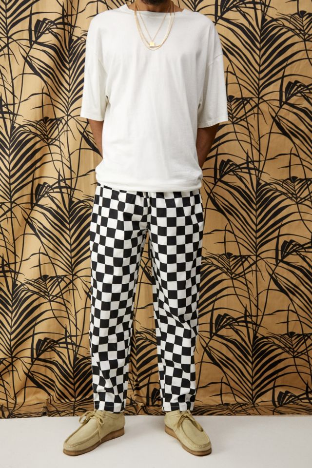 Black and white chef 2024 pants