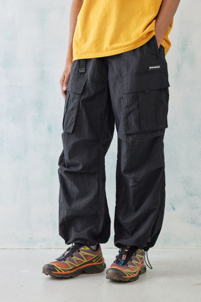 iets frans... Iridescent Black Nylon Tech Climber Pants | Urban ...