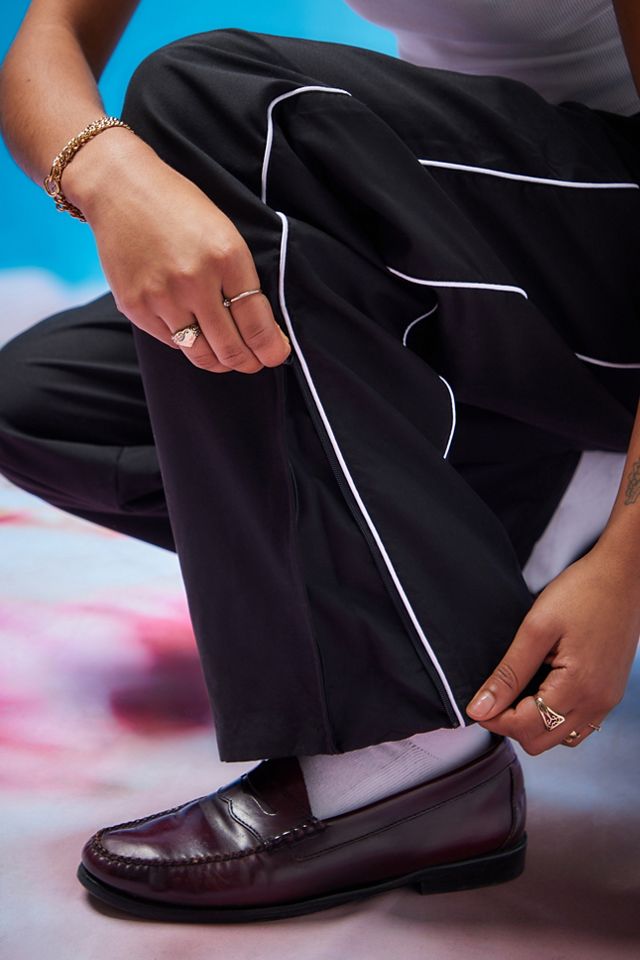 iets frans... Finn Black Microfiber Track Pants #5