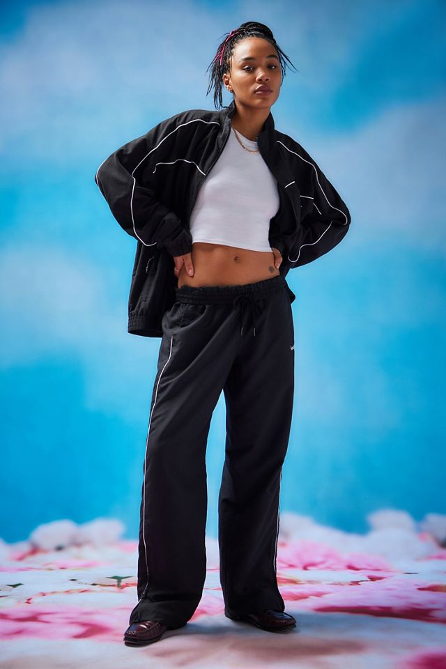 iets frans... Finn Black Microfiber Track Pants #6
