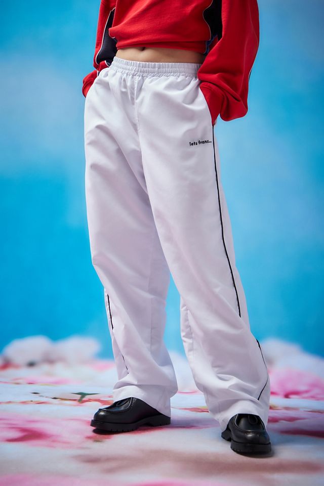iets frans... Pantalones Deportivos Finn Blancos de Microfibra #5