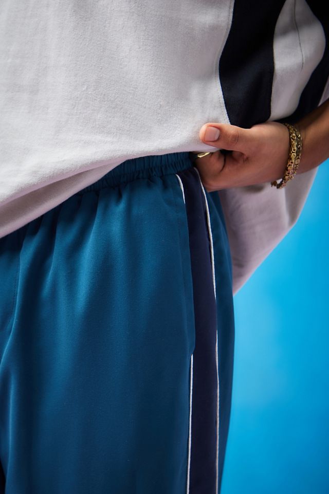 iets frans... Teal Pascal Microfibre Joggers  #4