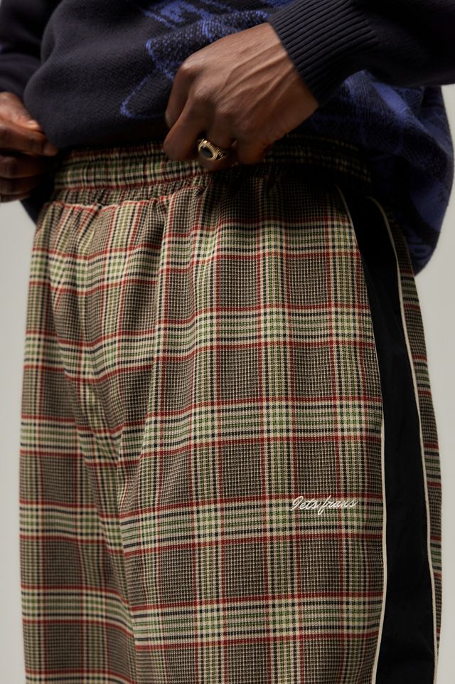 iets frans... Harri Panelled Check Pants #4