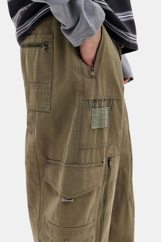 Pantaloni Cargo con Zip a Vista BDG #1