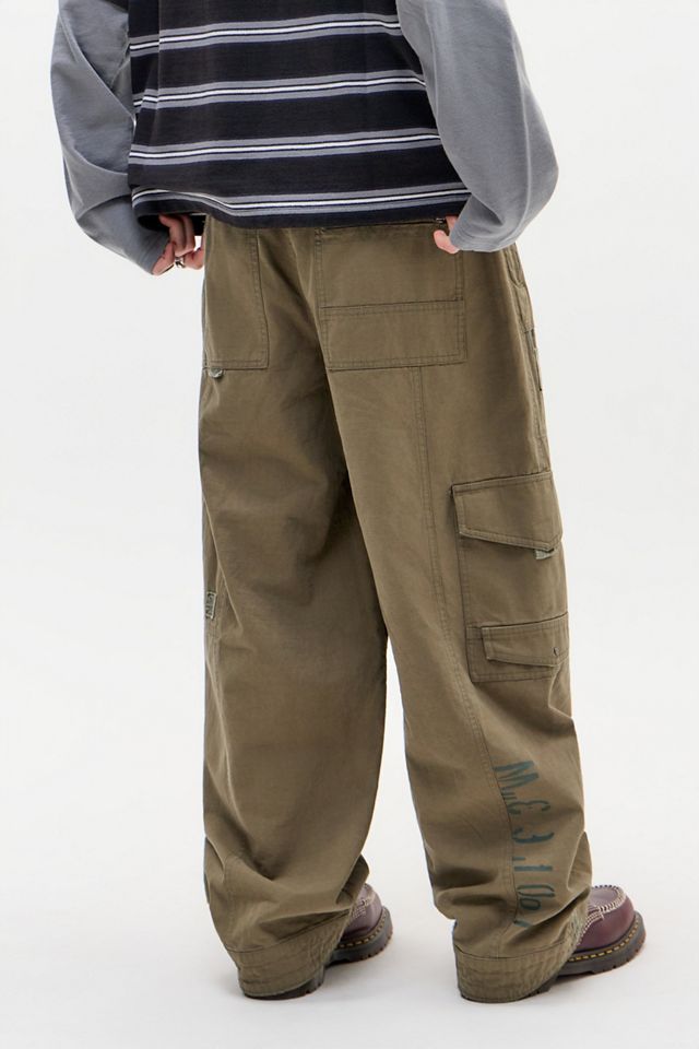 Pantaloni Cargo con Zip a Vista BDG #3