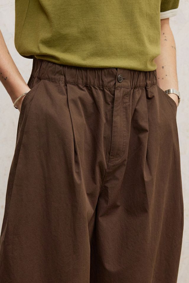Loom Braune Malachi Popeline-Hose #1