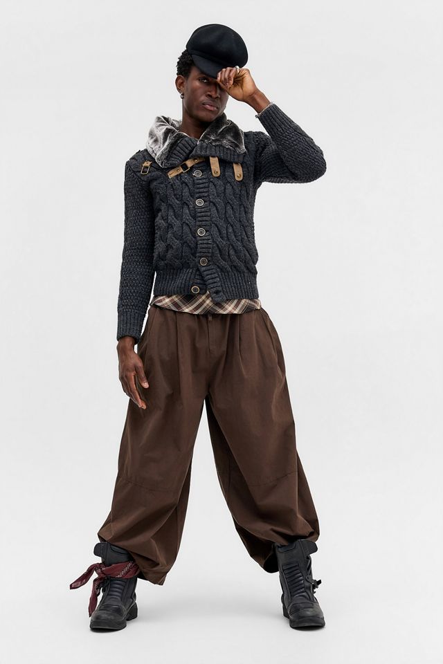 Loom Braune Malachi Popeline-Hose #4