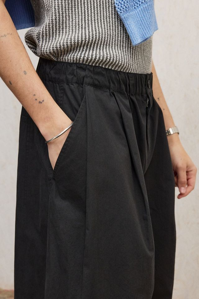 Pantaloni Loom Black Malachi in Popeline #2