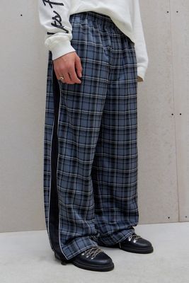 iets frans... Pantalones Deportivos Tejidos de Cuadros Harri Azules