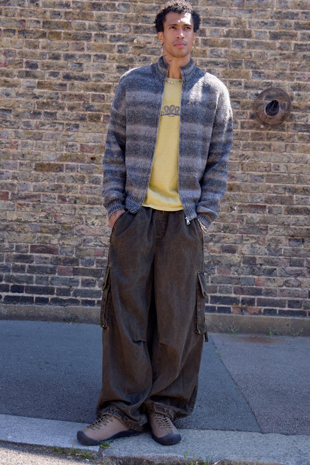 Ayker Corduroy Drawstring Cargo Trousers #1
