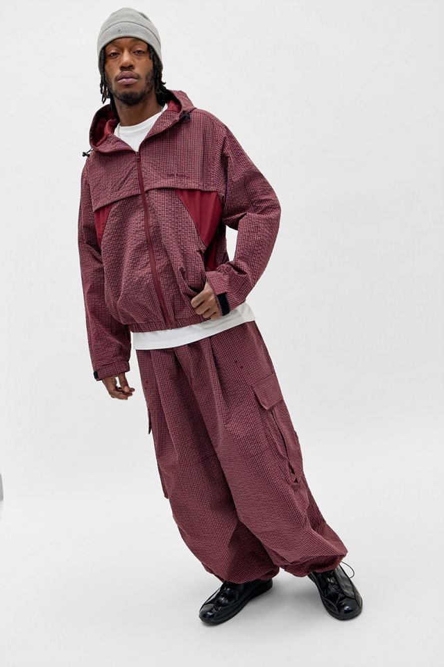 iets frans... XL Baggy Check Cargo Trousers #2