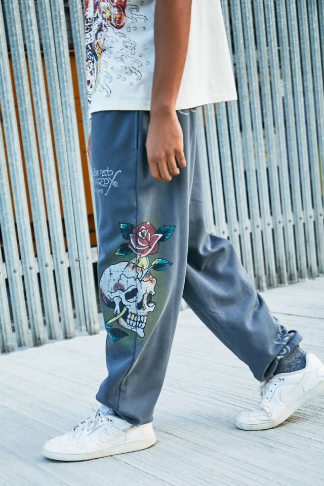 Ed hardy sweatpants mens sale