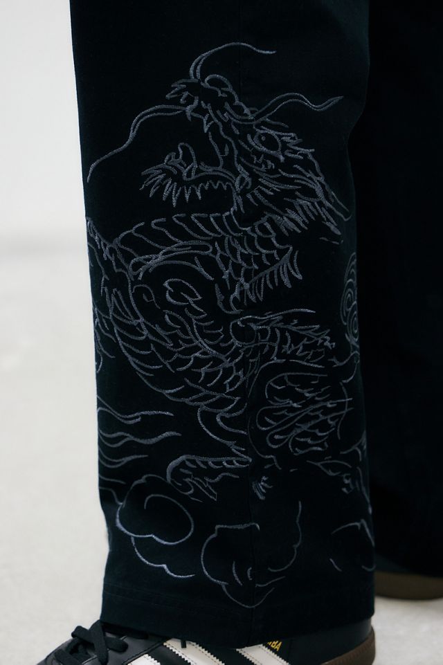 Ed Hardy UO Exclusive Black Dragon Beach Pants #3
