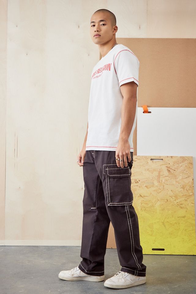 True Religion Black Big T Classic Cargo Pantalones | Urban