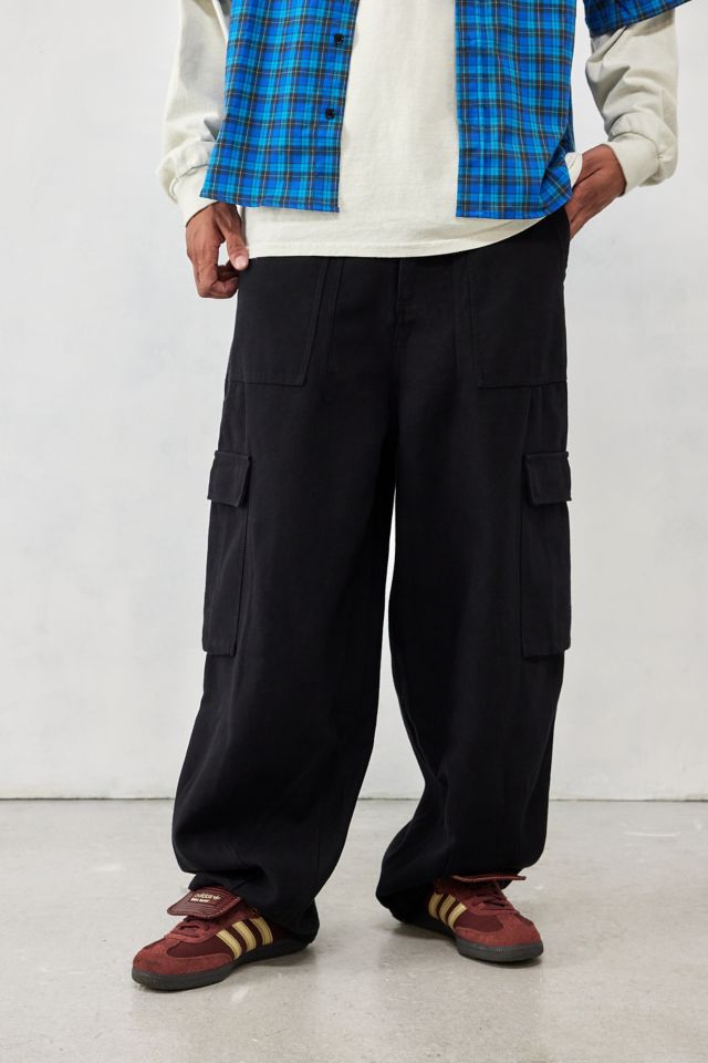 Streetwear black hot sale cargo pants