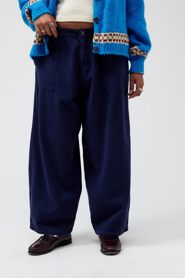Pantalon bouffant BDG bleu marine #4