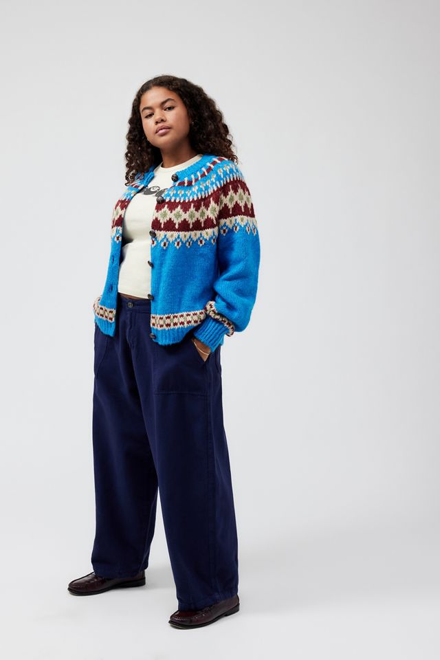 Pantalon bouffant BDG bleu marine #5