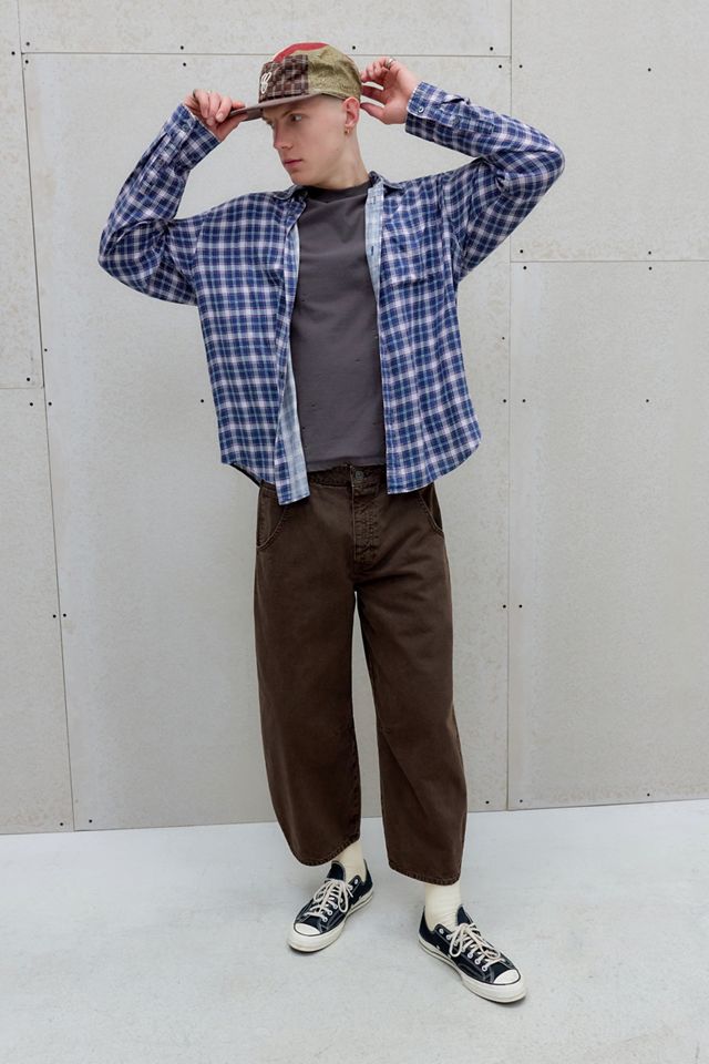 BDG Brown Crop Cacoon Jeans #1