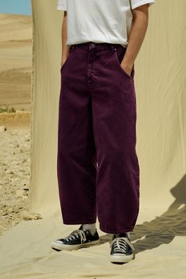 BDG Wine Cacoon Crop Jeans