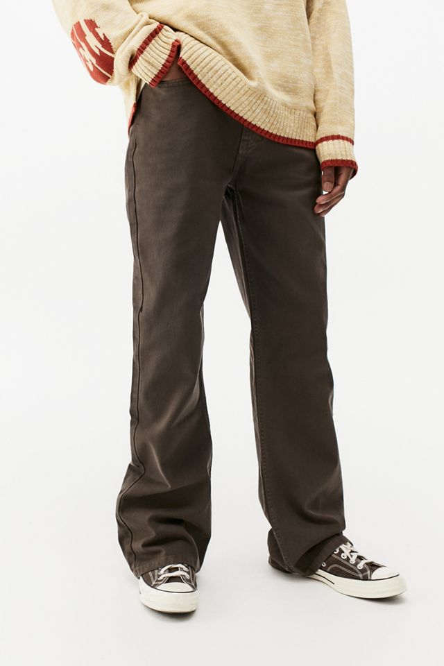 Jaded London Brown Flare Trousers