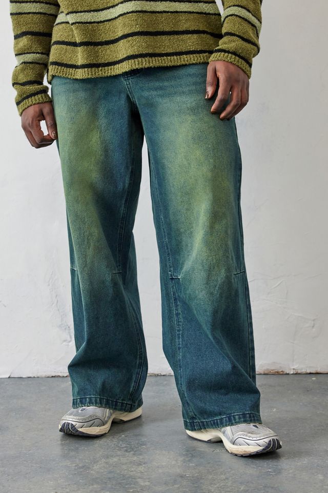 Jaded London Tinted Blue Colossus Jeans