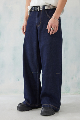 Jaded London Raw Indigo Low Rise Jeans | Urban Outfitters UK