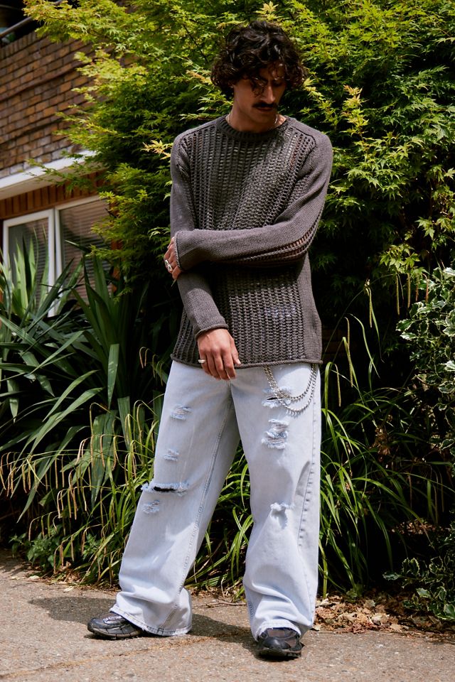 Jaded London Light Wash Busted Colossus Jeans #2