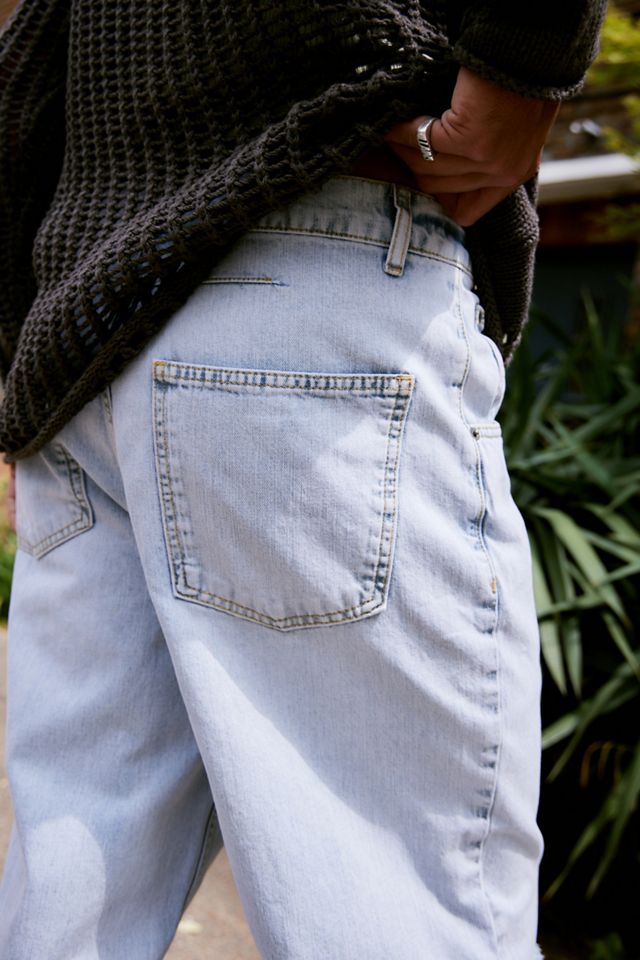 Jaded London Light Wash Busted Colossus Jeans #4