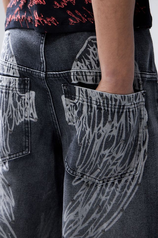 Jeans Jaded London Black Ethereal Colossus #2