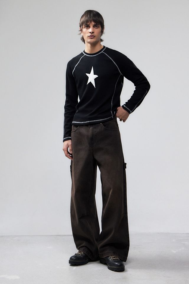 Jaded London Brown Colossus Carpenter Jeans #1