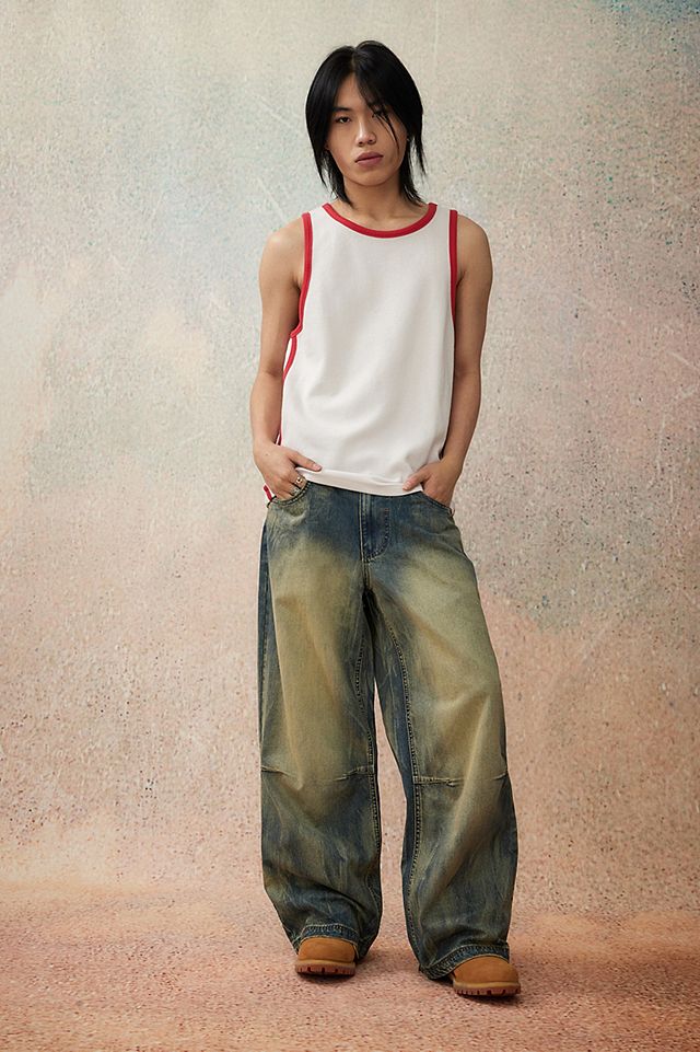 Jaded London Blue Ethereal Colossus Jeans | Urban Outfitters UK Jaded London Blue Ethereal Colossus Jeans | Urban Outfitters UK