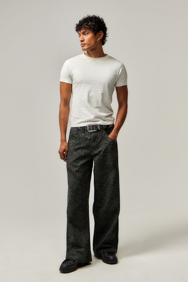 Jaded London Leopard Print Jeans