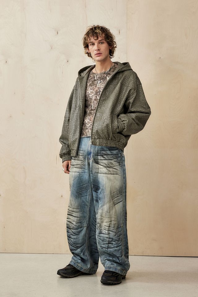 Jaded London Light Blue Airbrush Colossus Jeans #1