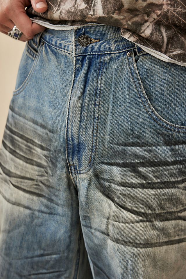 Jaded London Light Blue Airbrush Colossus Jeans #2