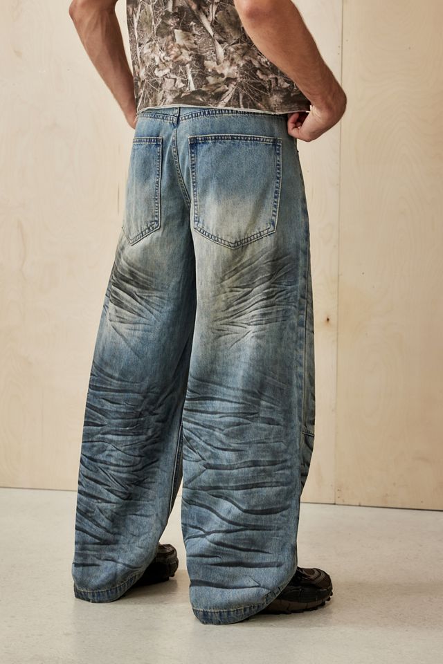 Jaded London Light Blue Airbrush Colossus Jeans #3
