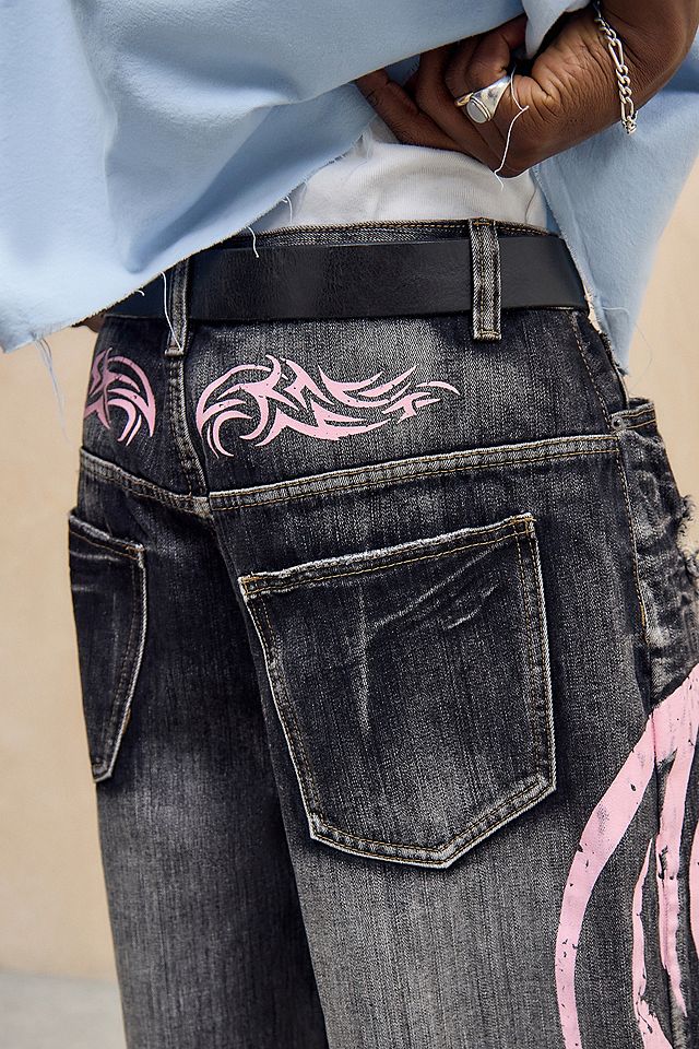 Jaded London Pink Blade Colossus Jeans | Urban Outfitters DE Jaded London Pink Blade Colossus Jeans | Urban Outfitters DE