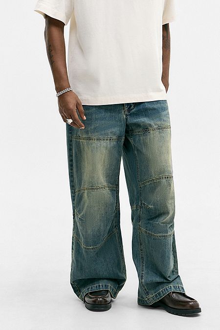 Jaded London Tattoo Stud XL Colossus Jeans | Urban Outfitters UK Jaded London Tattoo Stud XL Colossus Jeans | Urban Outfitters UK