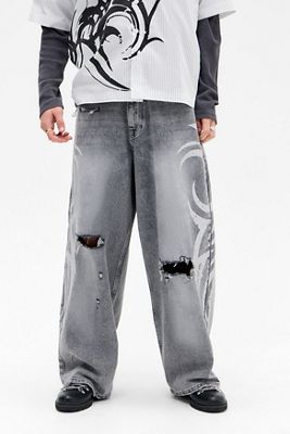 Jaded London Tattoo Stud XL Colossus Jeans | Urban Outfitters FR