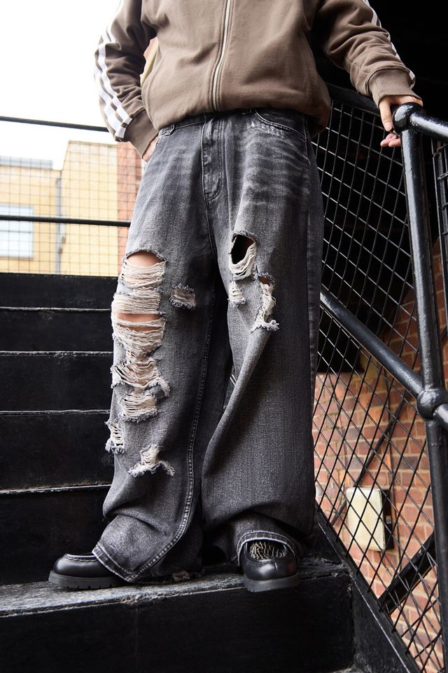 ★JADED LONDON★Gothic Print XL Colossus Jeans Gothic Print XL Colossus Jeans | Jaded London | Clothing