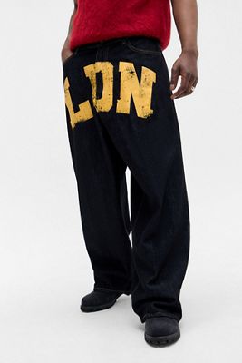 Jaded London Black Ethereal Colossus Jeans | Urban Outfitters UK