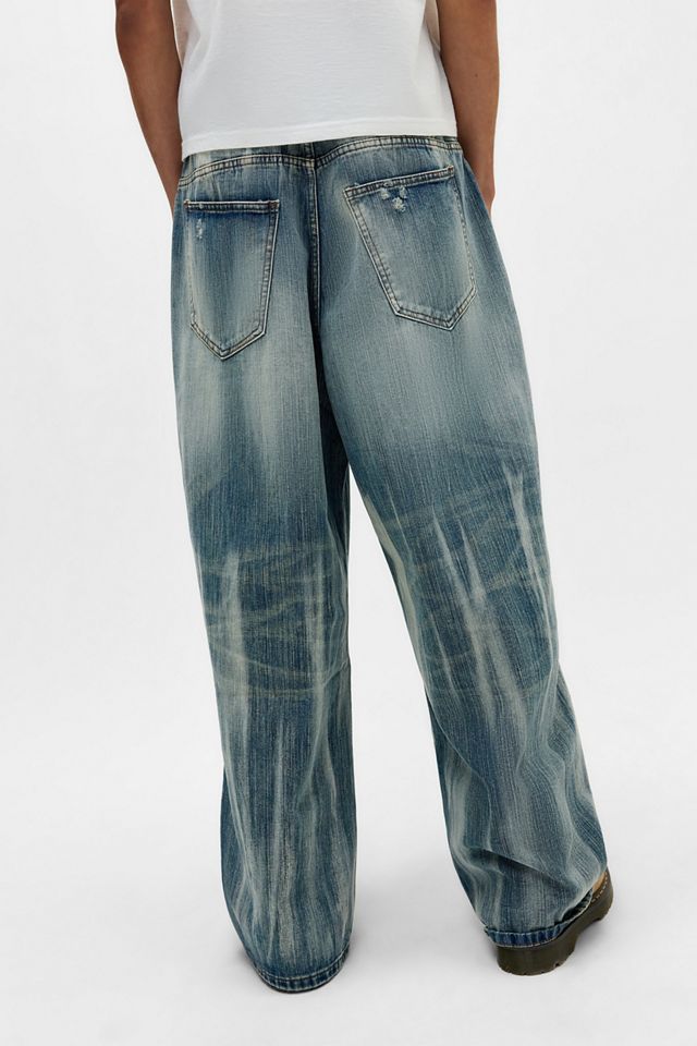 Jaded London Bleached Scuff XL Colossus Jeans #3